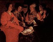 Georges de La Tour Nativity, Louvre oil painting artist